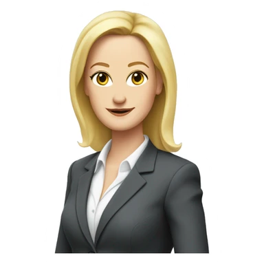 Angela Kinsey in suit sticker