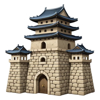 Korean castle sticker