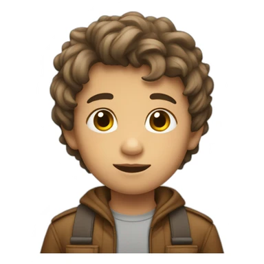 niño enfadado sticker