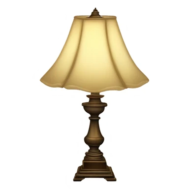 vintage lamp with open book sticker