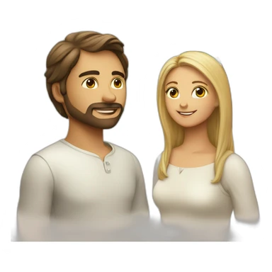 Adam and evebibleadam and apple tree sticker