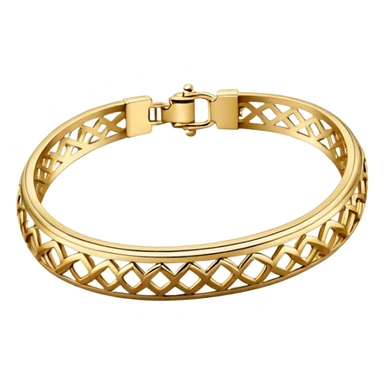 Golden bracelet sticker