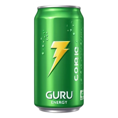Guru energy drink sticker