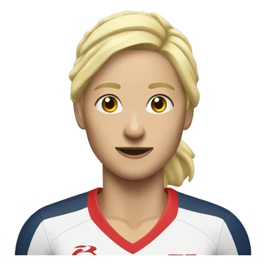 blonde fast fit rugby athletics  sticker