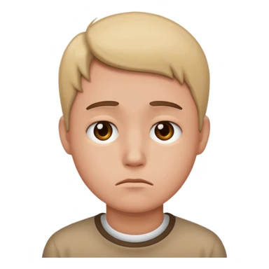 I miss u face sad sticker