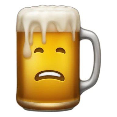 Chat qui bois une bière sticker