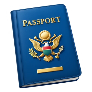 passport booklet sticker