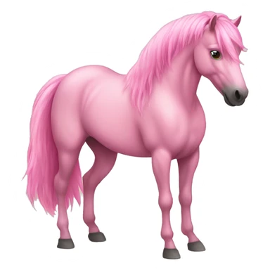 Pink stallion sticker
