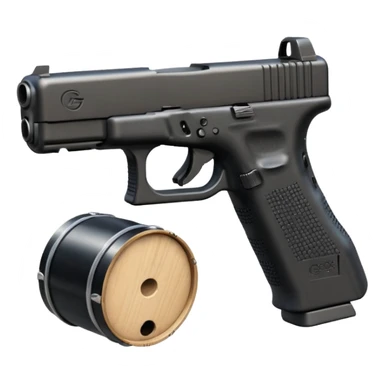 Glock 19x drum clip sticker