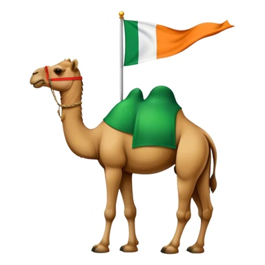 Camel Irish sticker