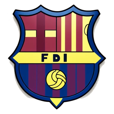Escudo del barça sticker