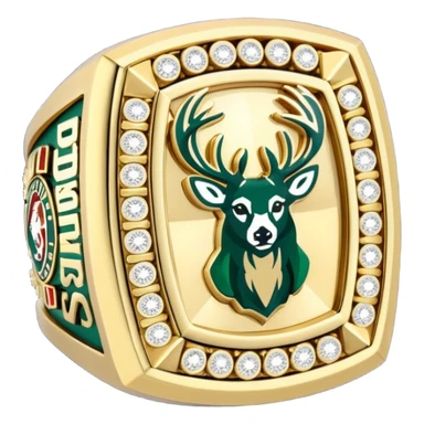 Milwaukee bucks championship ring sticker