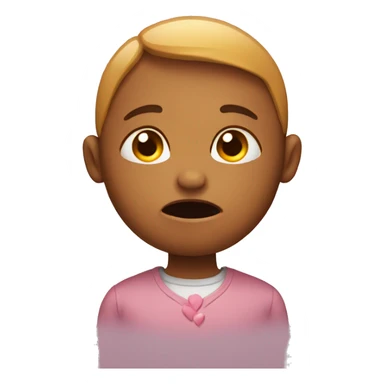 love emoji with tears sticker