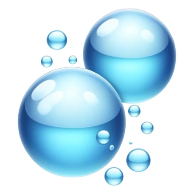 water bubbles sticker