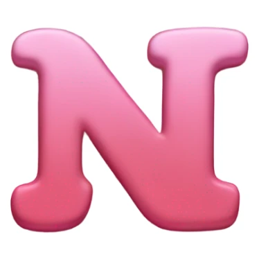 pink letters that say “ N O “ sticker