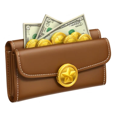 Aviator money emoji, wallet full of cash, casino vibe, premium 3D emoji style, clean, no background
 sticker