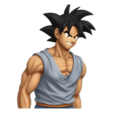 does goku clean nuts? sticker