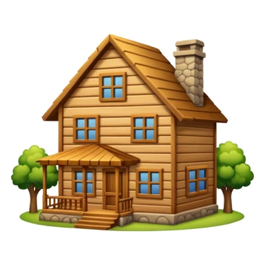 biggest wood house sticker