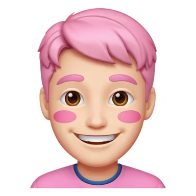 Barbie doll Ken Head pink  sticker