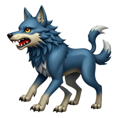 Fenrir wolf monstrous sticker