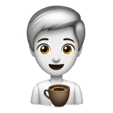 Person in love with Coff sticker