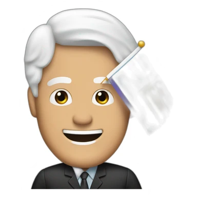 bill clinton holding transgender pride flag sticker