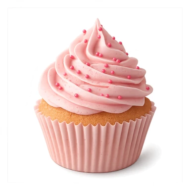 pink cupcake sticker