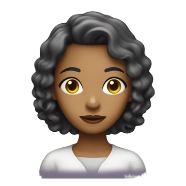 Girl psychic sticker