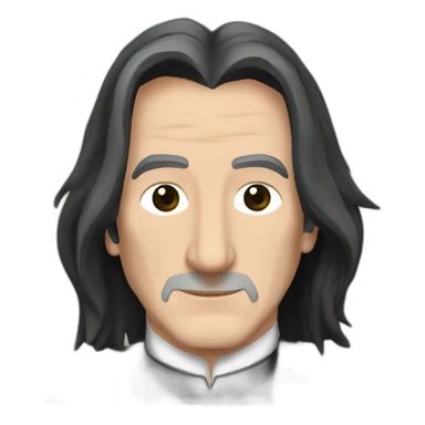 elegant severus snape alan rickman sticker