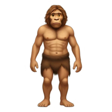 Neanderthal full body sticker