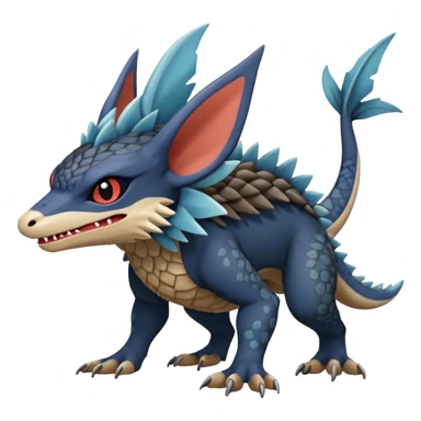  exotic Fakémon-Pokémon-Trico-Nargacuga-Vernid-creature sticker