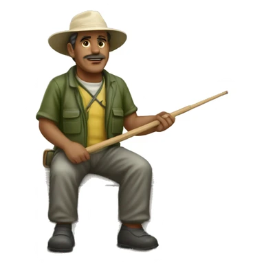 Fisherman monument the exact same as the Mazatlan Sinaloa one  sticker