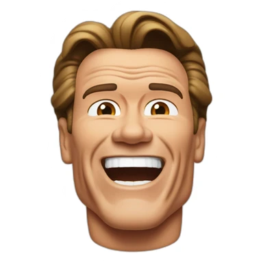 arnold schwarzenegger cheerleadering sticker