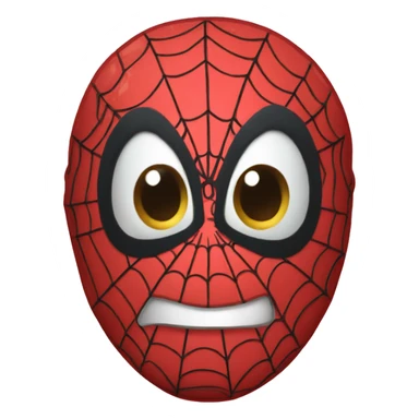 spider-man head sticker