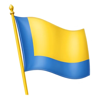 Uma bandeira de país tipo da Ucrânia mais em vez da cor azul vc coloca a cor preta onde fica o azul sticker
