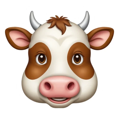 A smirking cow. 😏😏 sticker