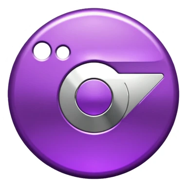 purple googlr chrome icon sticker