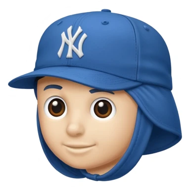 gorra blue yankee sticker