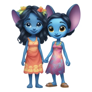 Stich and lilo sticker