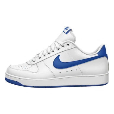 nike white low top tennis shoe sticker