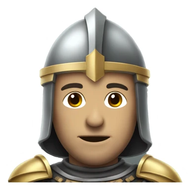 knight head man sticker