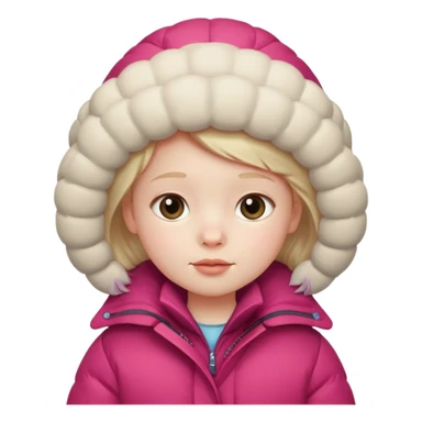 Kid in puffy winter coat











 sticker