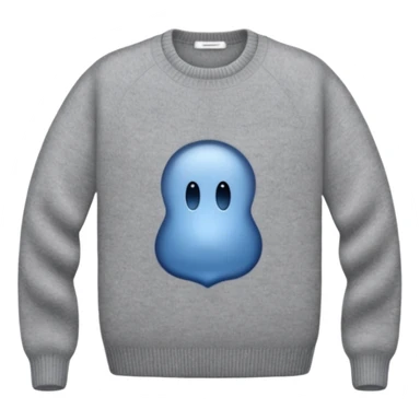 cashmere sweater grey men, just the sweater sticker
