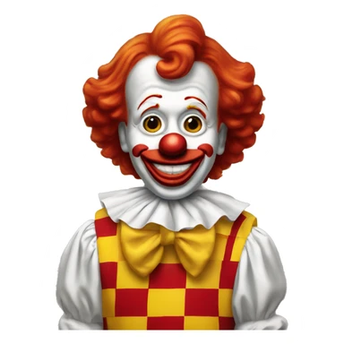 Ronald McDonald clown  sticker