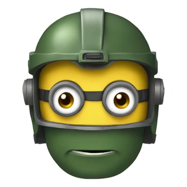 Minion as master chief  sticker