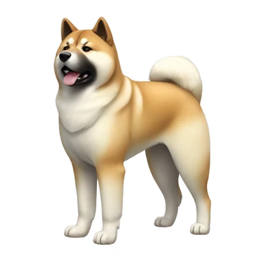 Akita Dog Breed Full Body sticker