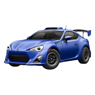 Distressed dented rusty old Extended wheelbase 2013 scion fr-s dark black blueberry 4wd monster Baja desert silver wheeled stadium racer  sticker