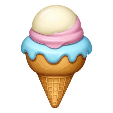 ice cream ball sticker