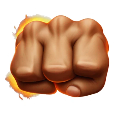 BICEP made of fire sticker