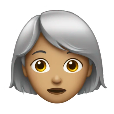 A women girl who cry sticker